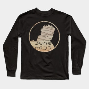 Dune Nerd Paul Atreides Silhouette Long Sleeve T-Shirt